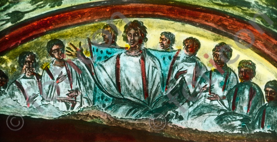 Christus mit dem Apostelkollegium | Christ with the apostles' council (simon-107-070.jpg)